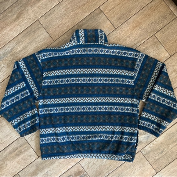 Vintage BIKE pullover all over pattern fleece - Picture 7 of 14